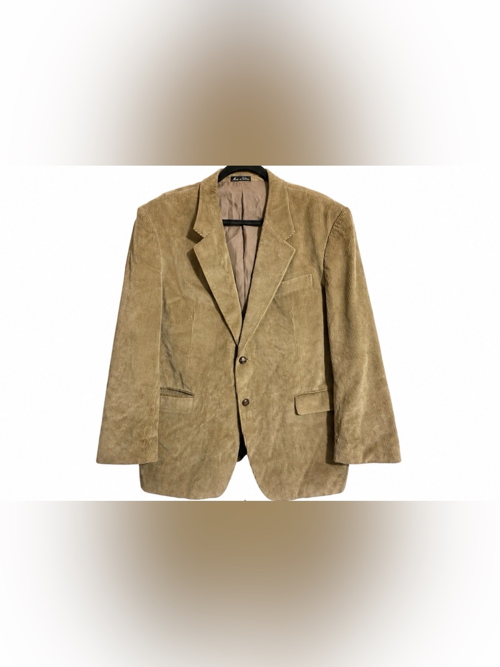 Vintage 90s Calvin America Tan Corduroy Blazer Sport Coat  42R